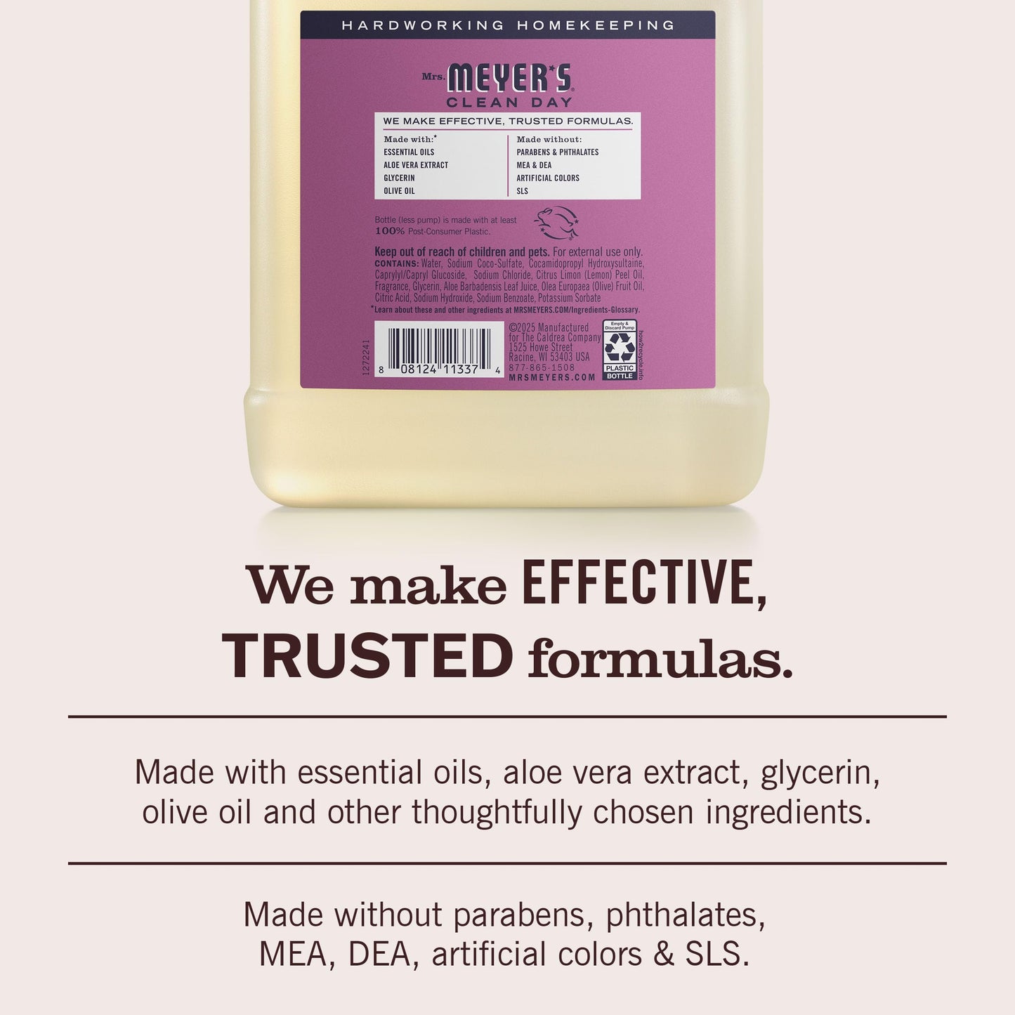 Mrs. MEYER'S CLEAN DAY Hand Soap Refill, Plum Berry Scent, 33 Fl Oz Bottle Beauty & Personal Care Mrs. MEYER'S