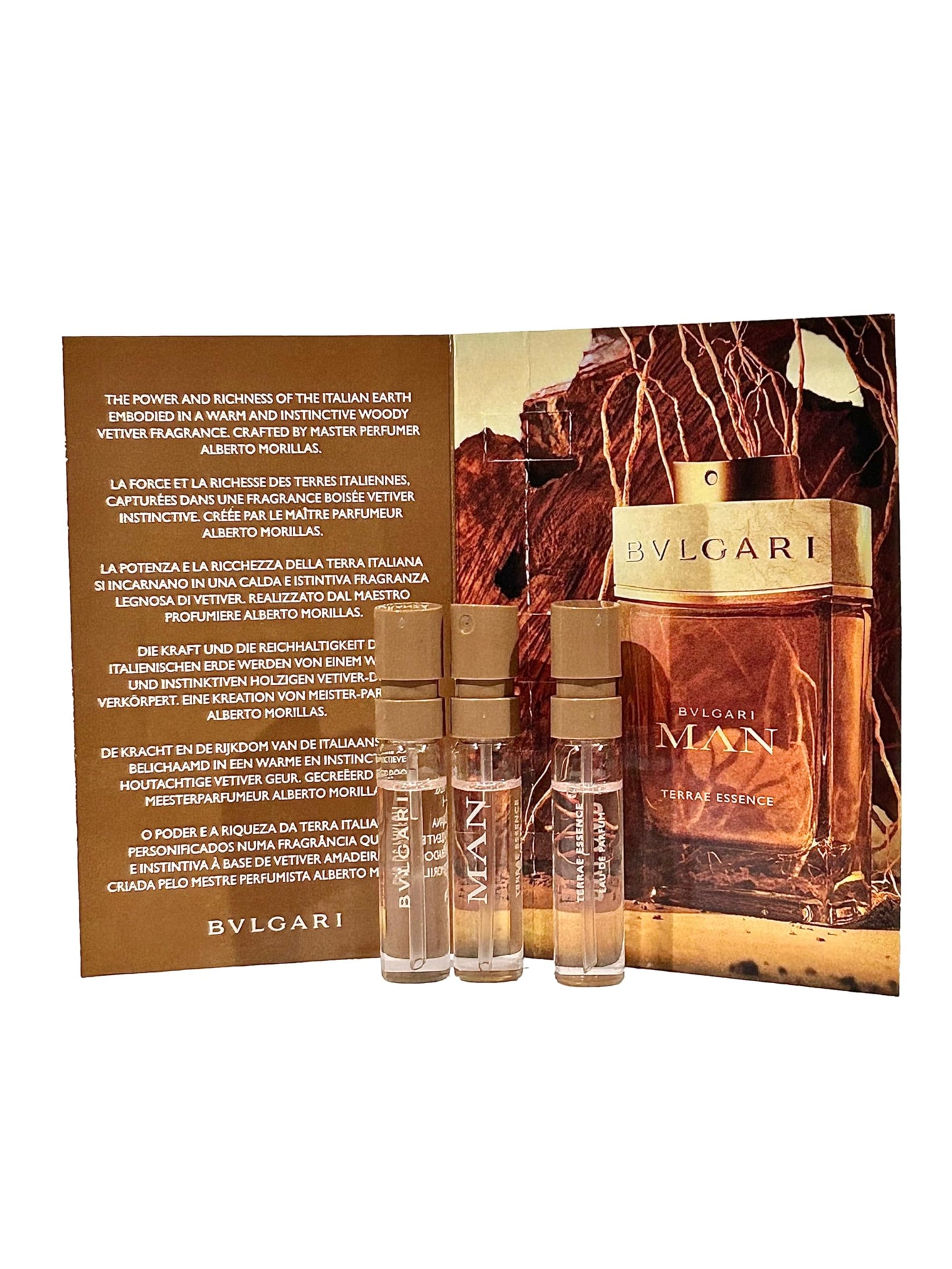Bvlgari Man Terrae Essence By Bvlgari Eau De Parfum Spray Vial Beauty & Personal Care BVLGARI