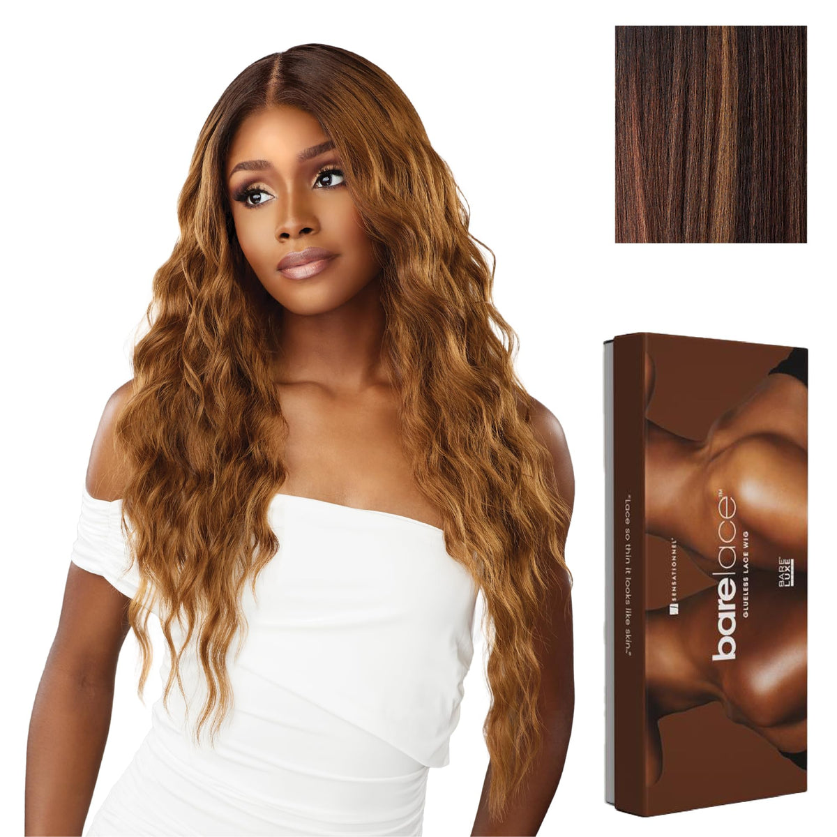 Sensationnel Bare Lace 13x6 Wig-Unit 17, BALAYAGECHOCOLATE