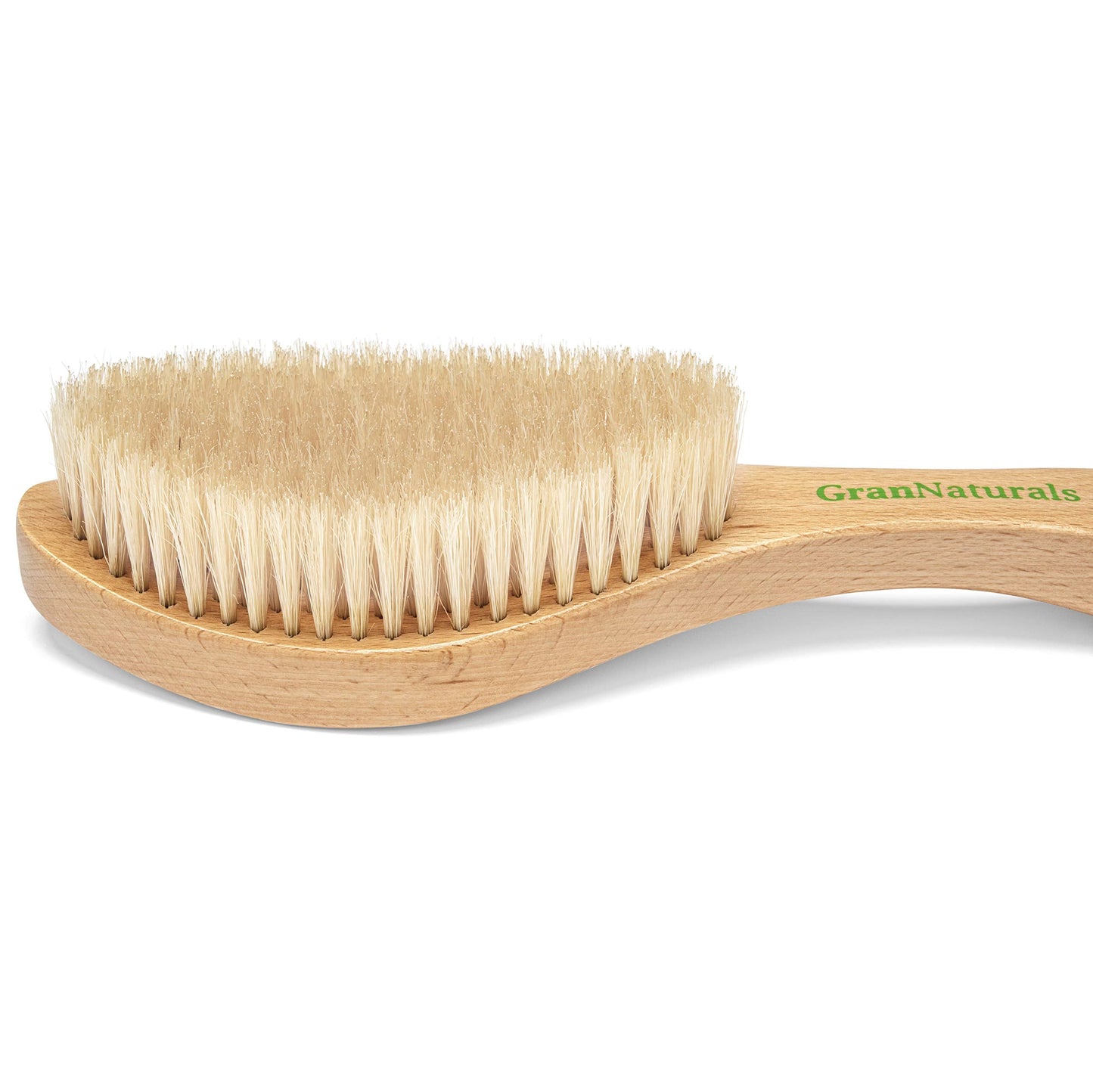 GranNaturals Soft Bristle Hair Brush - Curved Boar Bristle Vintage Style Hairbrush for 360 Waves, Sleek Slick Back Ponytail & Bun, Smoothing, Fades Beauty & Personal Care GranNaturals