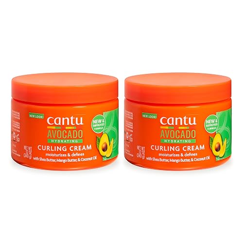 Cantu Avocado Hydrating Curling Cream, 12 oz (Pack of 2) Beauty & Personal Care Cantu