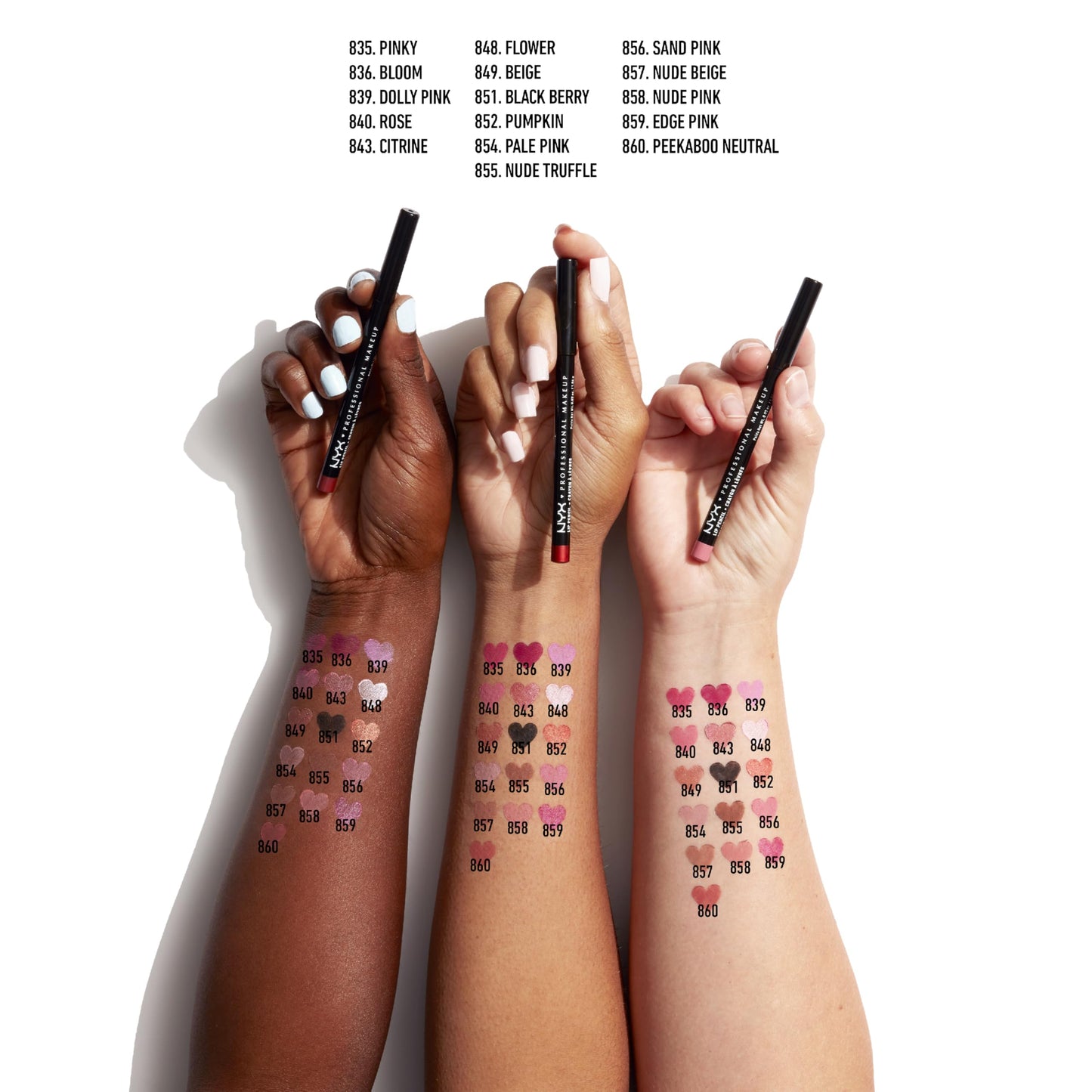 NYX PROFESSIONAL MAKEUP Slim Lip Pencil, Long-Lasting Creamy Lip Liner - Ever Beauty & Personal Care NYX PROFESSIONAL MAKEUP