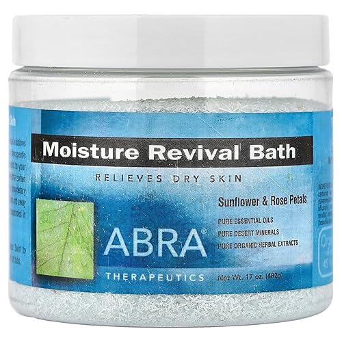 Moisture Revival Bath-Sunflowers & Rose Petals Abra Therapeutics 17 oz Powder Beauty & Personal Care Abra
