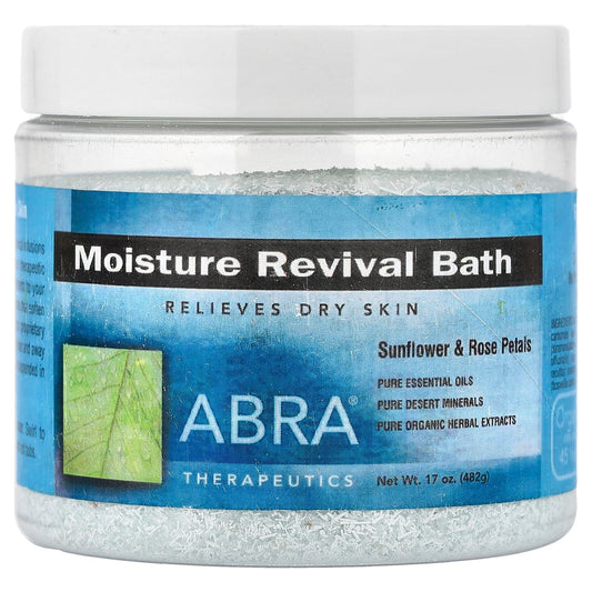 Moisture Revival Bath-Sunflowers & Rose Petals Abra Therapeutics 17 oz Powder Beauty & Personal Care Abra
