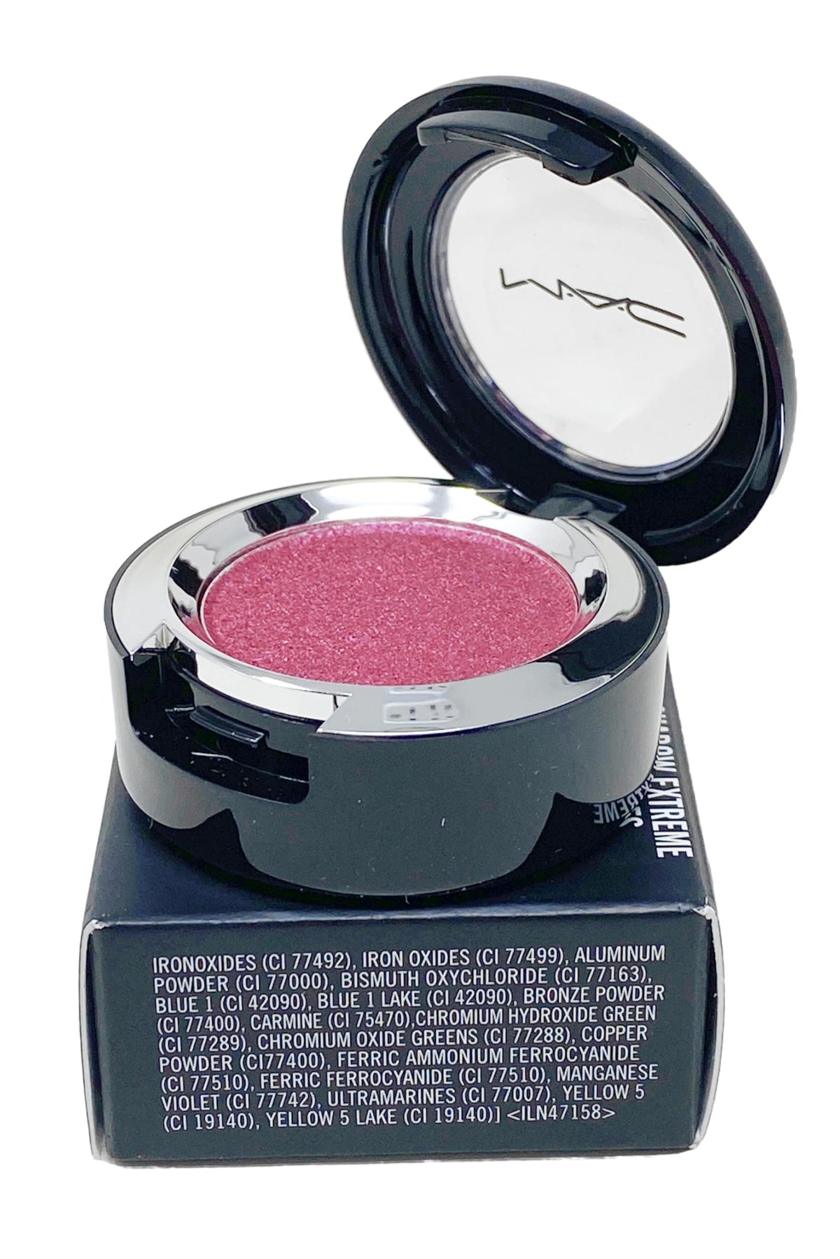 MAC Dazzleshadow Extreme - Celebutante (Rosy pink with red sparkle) .05 Oz/1.5g