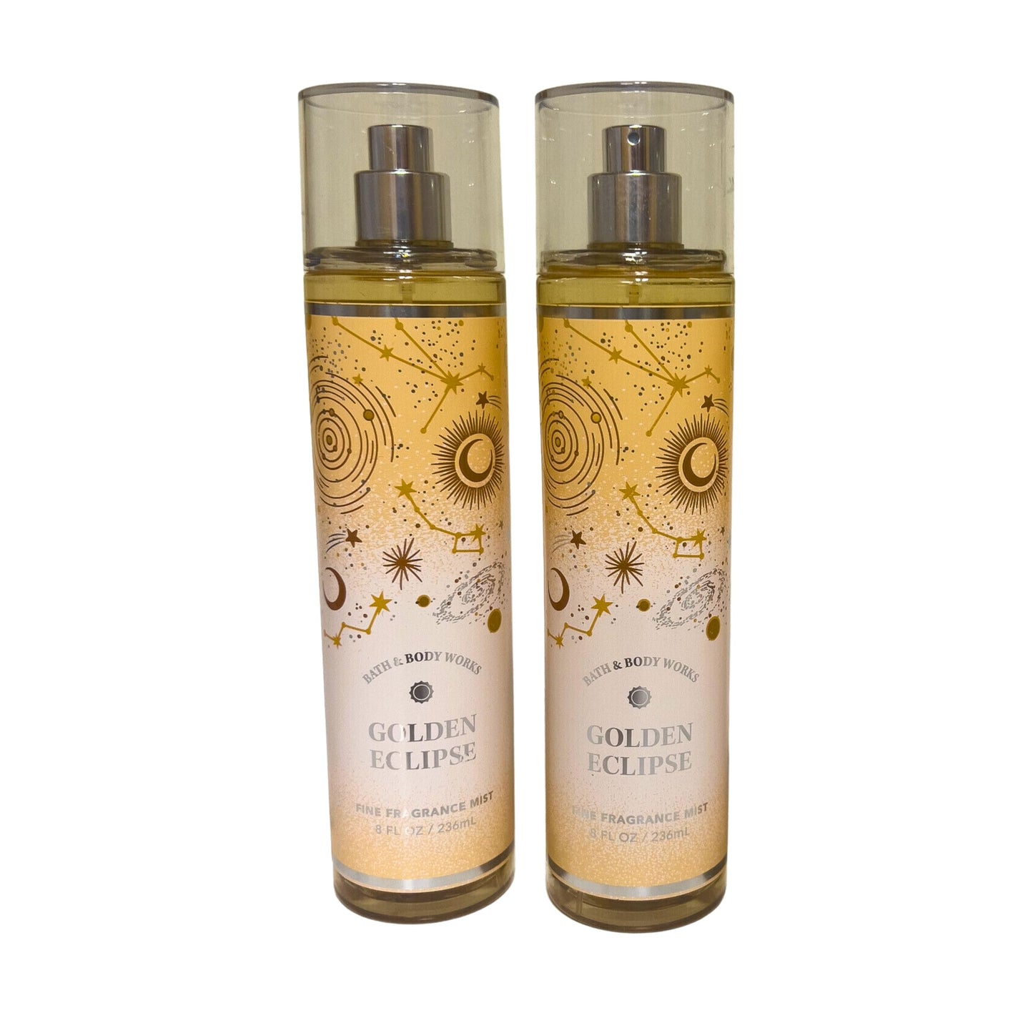 Bath & Body Works Fine Fragrance Mists, Set of 2, 8oz Each Bottle (Golden Eclipse) Beauty & Personal Care Bath & Body Works
