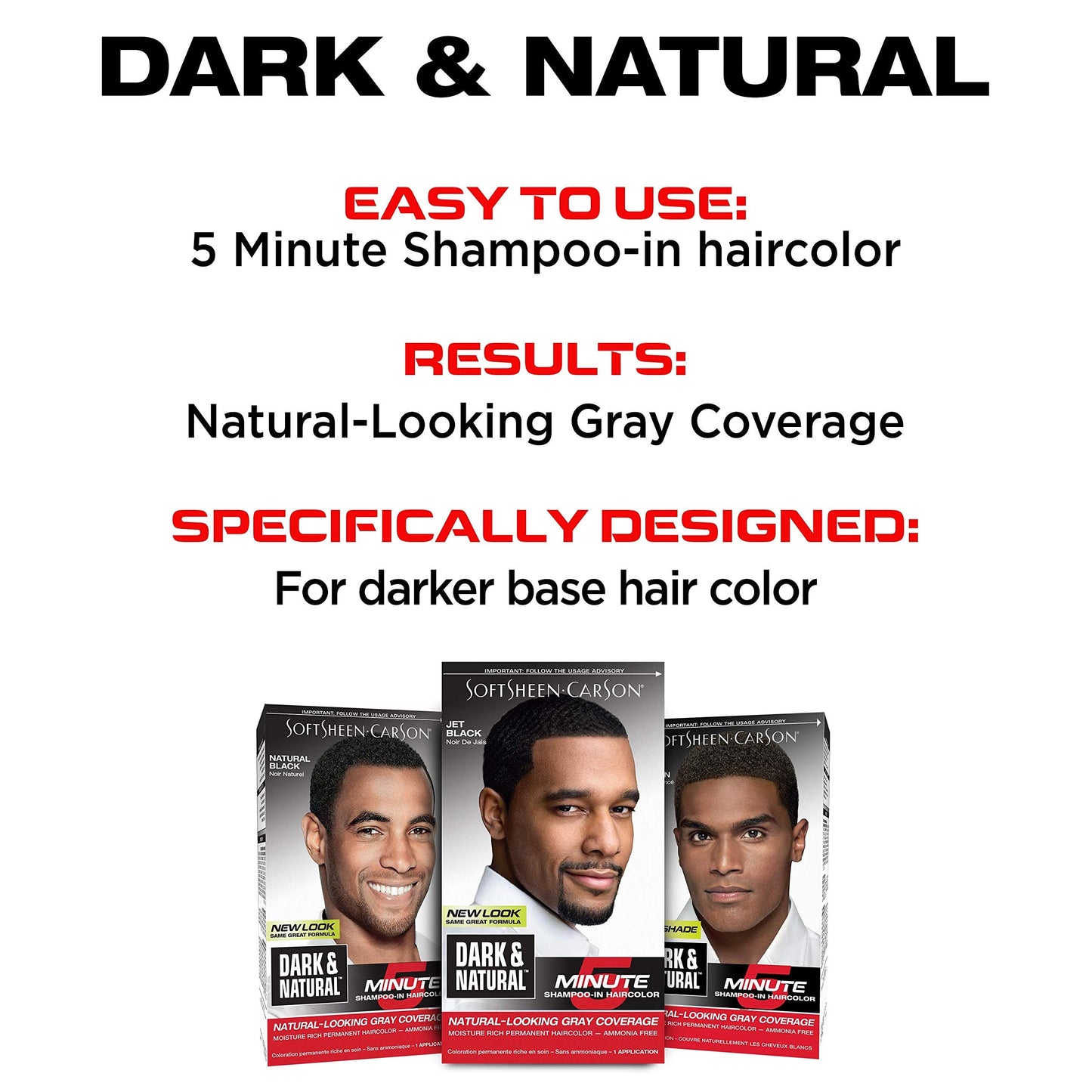 Dark and Natural 5 Minute Permanent Hair Color, Natural Black 1 ea (Pack of 12) Beauty & Personal Care Dark & Natural