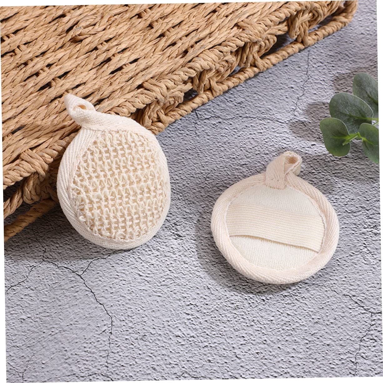 SOLUSTRE 2pcs Bath Towel Shower Loofah Sponge Shower Loofah Pad Sponge Scrubber Bubble Making Towel Scrubbing Wash Cloth Bath Scrub Body Numb Take a Beauty and Personal Care SOLUSTRE