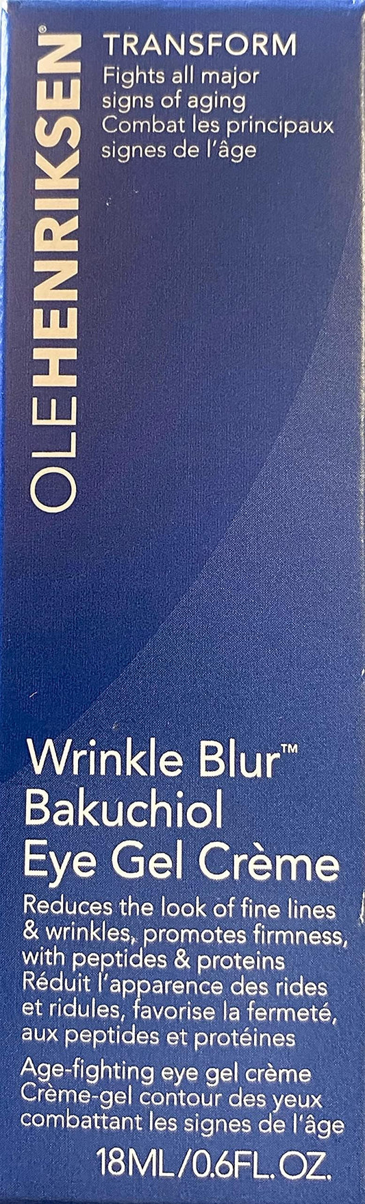 Ole Henriksen Wrinkle Blur Bakuchiol Eye Gel Creme 0.6 oz Beauty & Personal Care Ole Henriksen