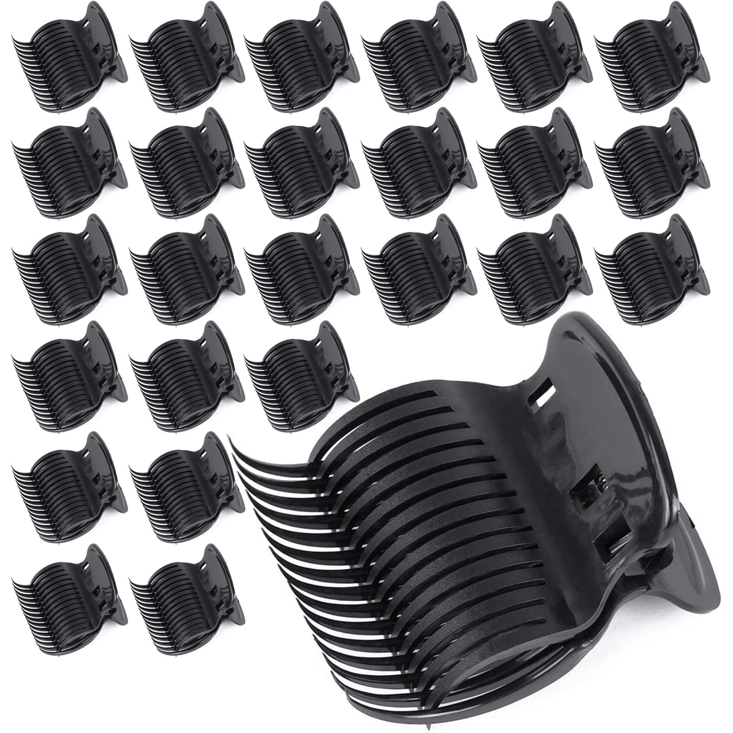 Tbestmax 24 Hot Roller Clips for Hair Curler Claw Clip Replacement Hair Section Styling for Women Girls Black Beauty & Personal Care Tbestmax