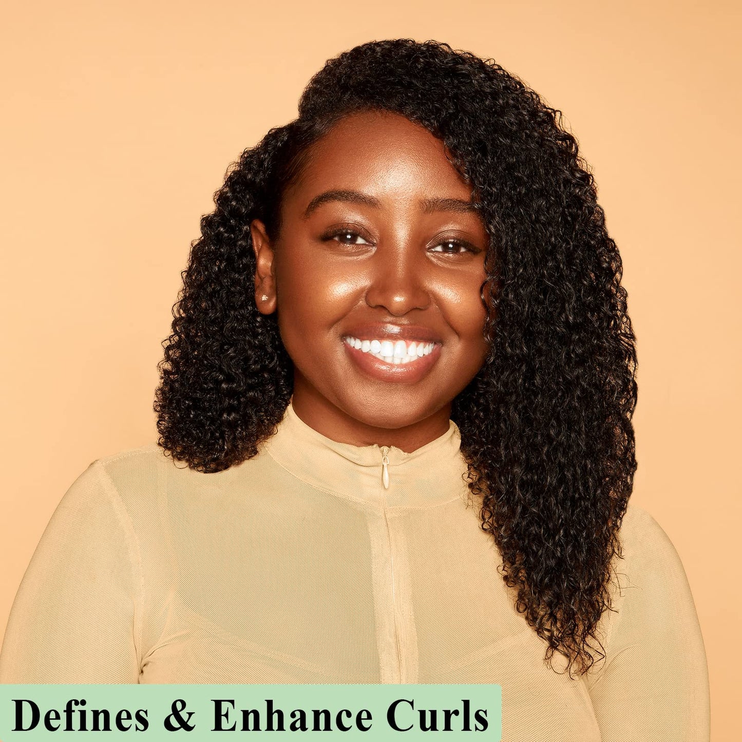 NaturAll Avocado & Kiwi Curl Defining Gel - Strong Hold Curling Custard for Curly Hair - Crunch Free Curls Activator & Enhancer - Sulfate & Paraben Beauty & Personal Care NaturAll