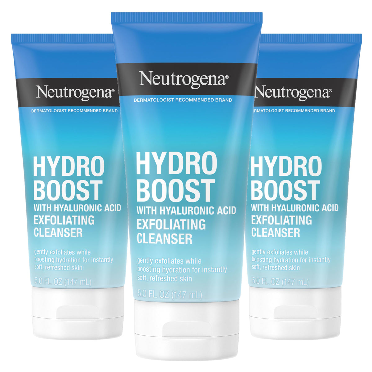 Neutrogena Hydro Boost Gentle Exfoliating Daily Facial Cleanser with Hyaluronic Acid, Face Wash Clinically Proven to Increase Skin's Hydration Level Beauty & Personal Care Neutrogena