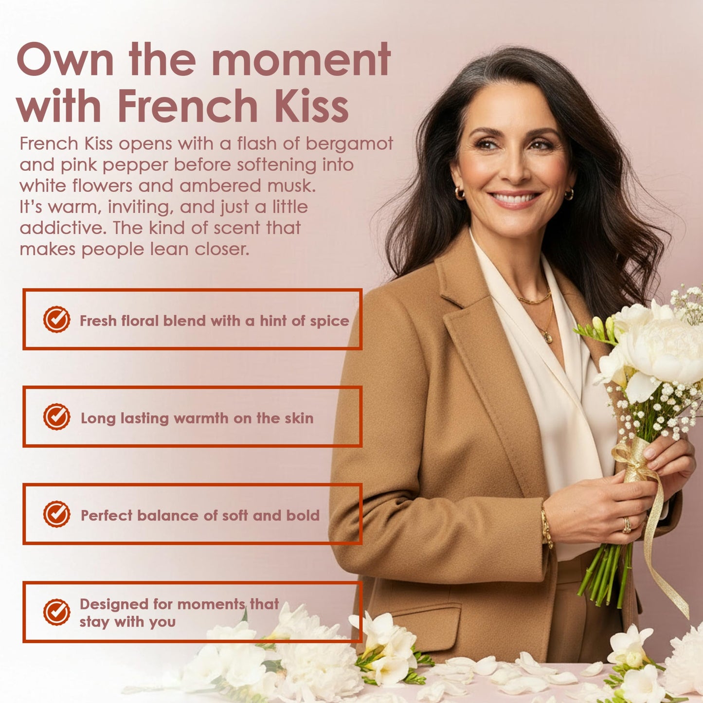 TAHARI Eau de Parfum for Women - Sweet & Seductive French Kiss Long-Lasting Fragrance, Affordable Perfume for Ladies, Elegant Cologne, Feminine Scent Beauty & Personal Care TAHARI