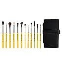 Bdellium Tools Professional Makeup Brush Travel Series - Eyes 12pc. Brush Set with Roll-Up Pouch Beauty & Personal Care bdellium tools