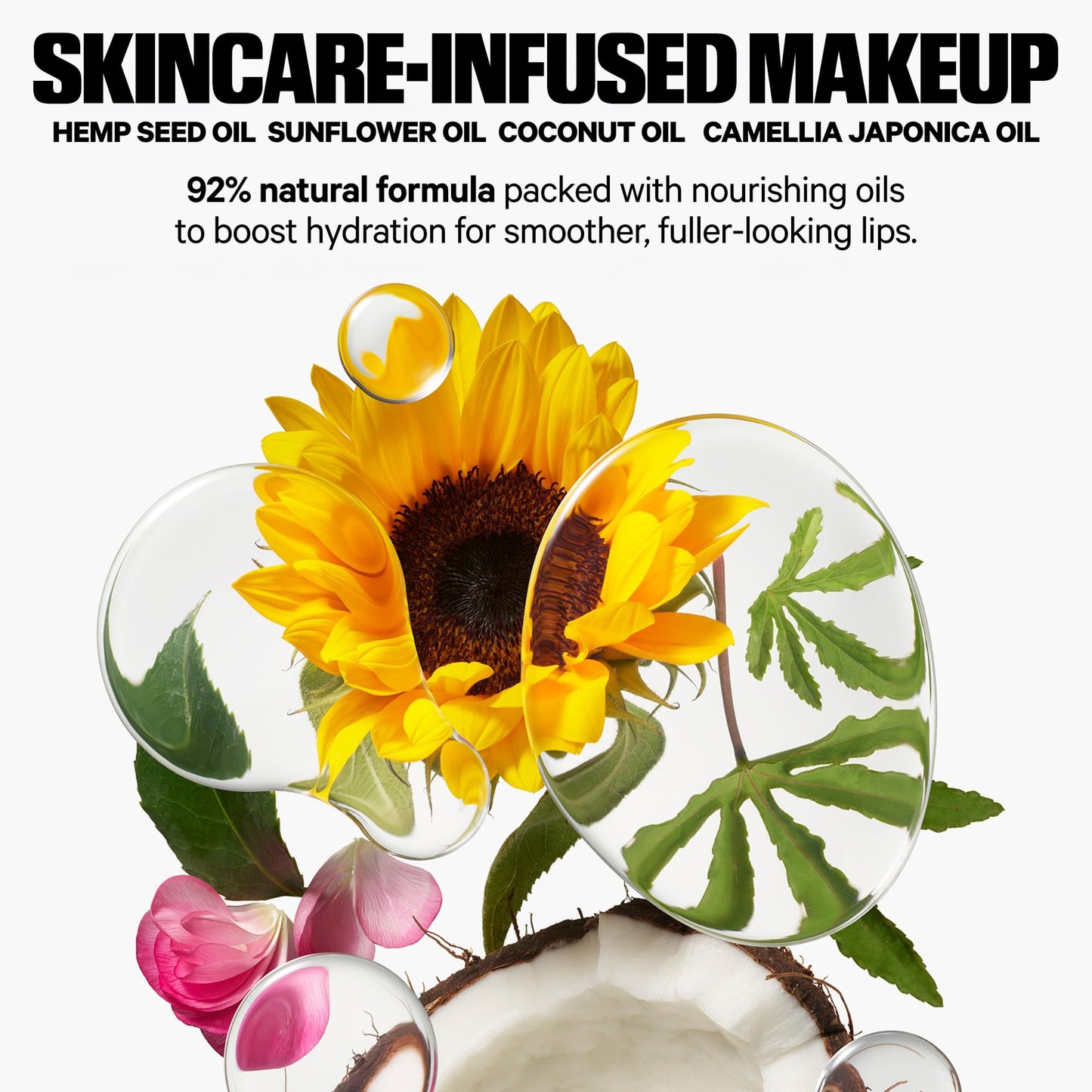 Milk Makeup KUSH Sheer Hydrating Lip Oil - Sheer-Tinted, Long-Lasting, Non-Sticky Gloss for High Shine + Smoother-Looking Lips - Vegan - Pink Magic Beauty & Personal Care Milk Makeup