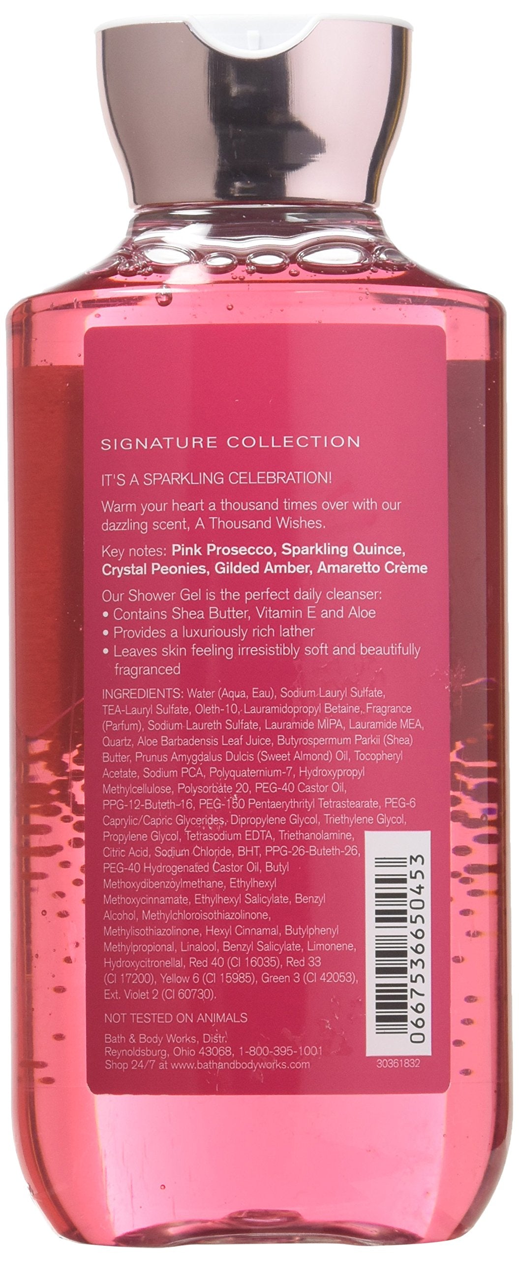 Bath & Body Works, Signature Collection Shower Gel, A Thousand Wishes, 10 Ounce Beauty & Personal Care Bath & Body Works