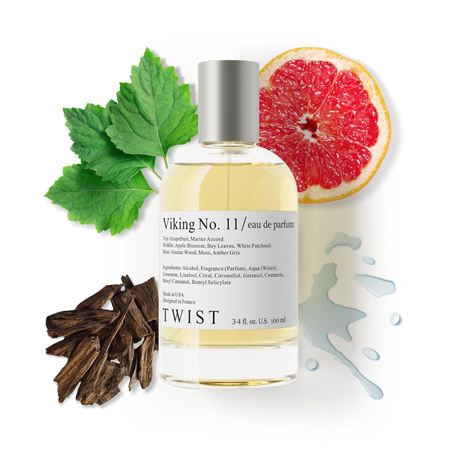 Twist - Viking No. 11 - Eau De Parfum Inspired by P. R. Invictus, Long-Lasting Perfume For Men, Paraben Free, Vegan, Clean Ingredients, Fragrance Beauty & Personal Care HOUSE OF TWIST