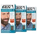 Just For Men Mustache & Beard, Beard Coloring for Gray Hair with Brush, With Keratin Biotin Aloe and Coconut Oil for Healthy Facial Hair Beauty & Personal Care Just for Men