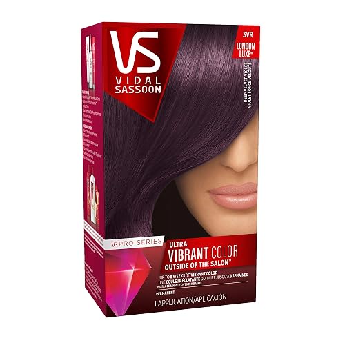 Vidal Sassoon Pro Series Permanent Hair Dye, 3VR Deep Velvet Violet Hair Color, 1 Count Beauty & Personal Care Vidal Sassoon