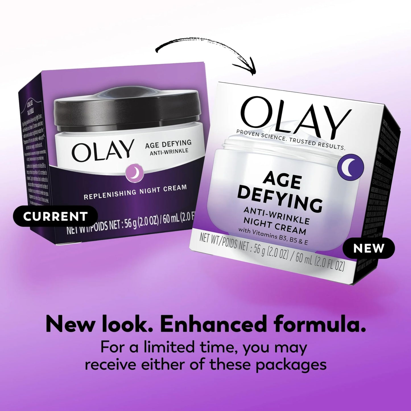 Olay Age Defying Anti-Wrinkle Night Cream, 2 Ounce (Pack of 2) Beauty & Personal Care Olay