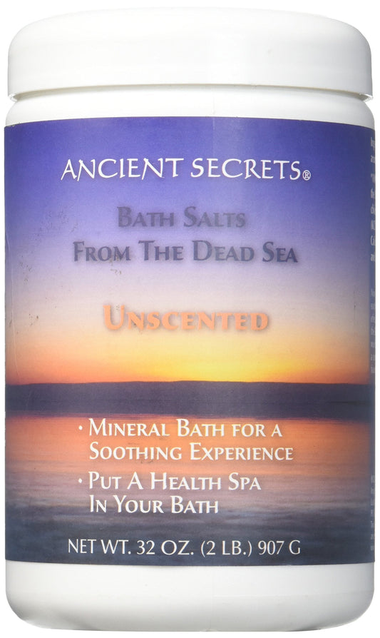 Dead Sea Bath Salts Unscented Ancient Secrets 2 lbs Bath Salt Beauty and Personal Care ANCIENT SECRETS