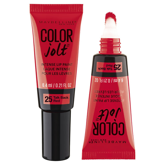 Maybelline Lip Studio Color Jolt Intense Lip Paint, Talk Back Red, 0.21 fl. oz. Beauty & Personal Care MAYBELLINE