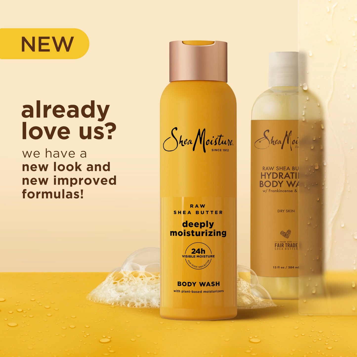 SheaMoisture Raw Shea Butter Body Wash Moisturize and Restore Deeply Moisturizing body wash for 24H Visible Moisture for Healthy, Glowing Skin 18 oz Beauty & Personal Care Shea Moisture