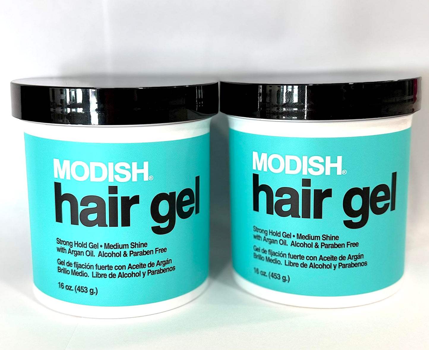 Modish Hair Gel, Strong Hold with Argan Oil, Alcohol FREE, (Set of 2) 16.oz Beauty & Personal Care Modish