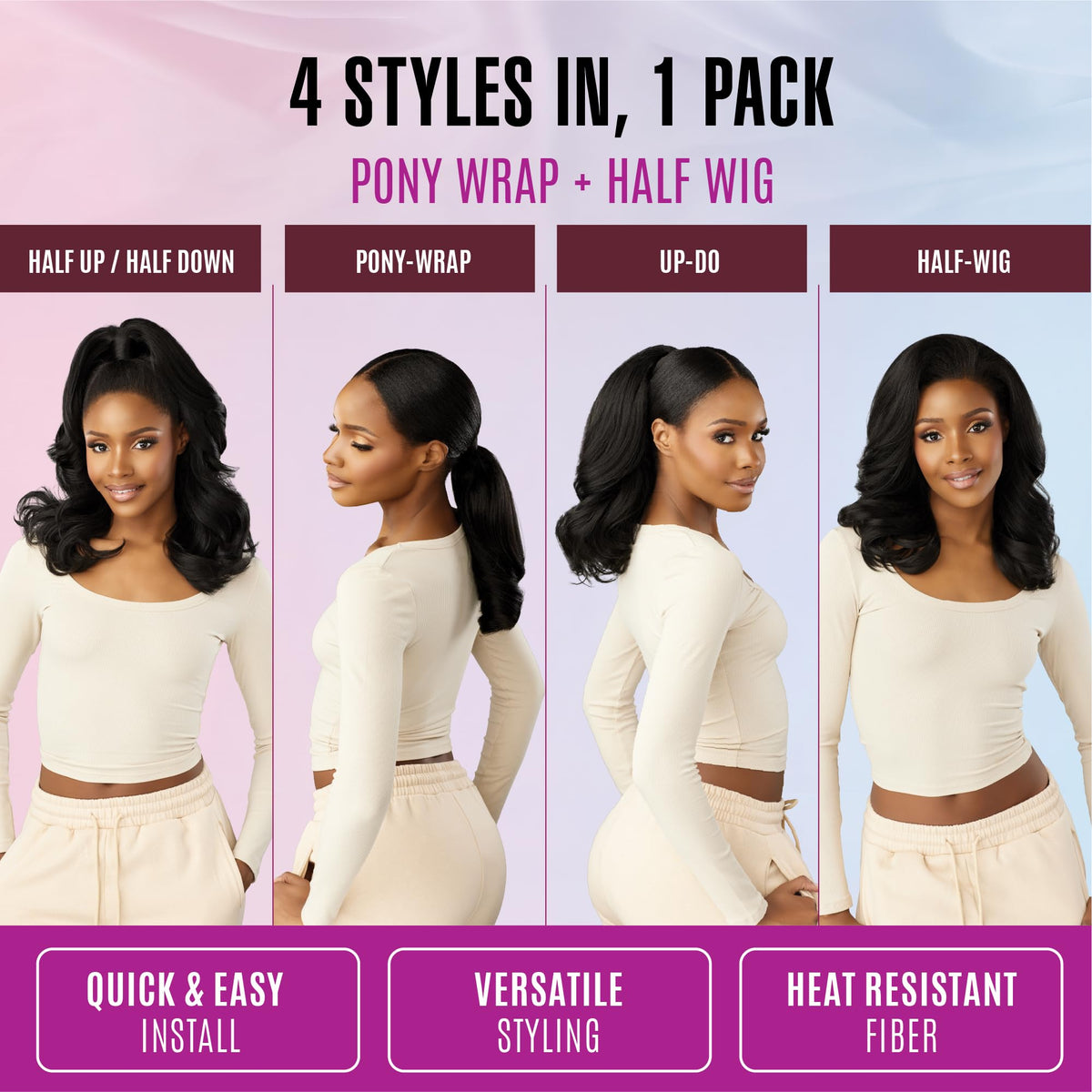 Sensationnel Instant Updown Halfwig Pony-Iud 26, TH2/COPPER