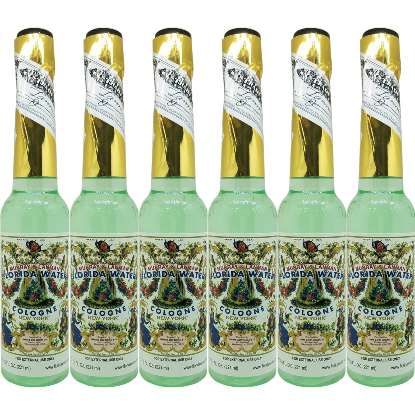 Lanman & Kemp Authentic Real Florida Water Cologne Florida Water Cologne 7.5 Oz - Six (6) Plastic Bottles Beauty & Personal Care Florida Water