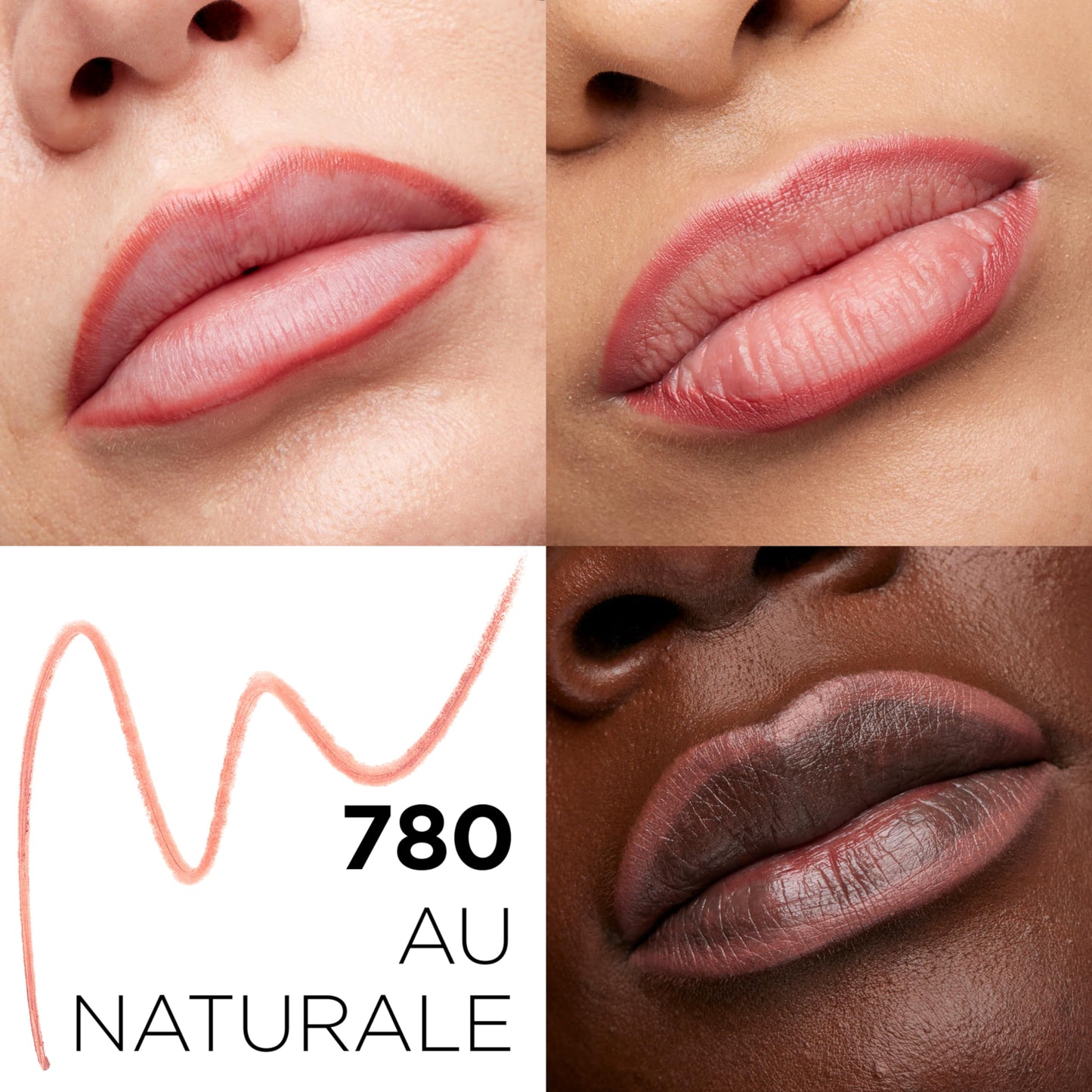L'Oreal Paris Colour Riche Lip Liner Pencil, Creamy Lip Liner with Omega 3 and Vitamin E, 780 Au Naturale (Soft Neutral Beige) Beauty & Personal Care L'Oreal Paris
