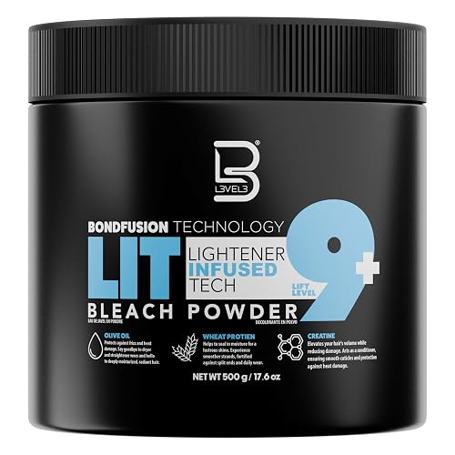 L3 - Level 3 BondFusion LIT Bleach Powder - Hair Lightener with Olive Oil and Wheat Protein to Protect and Fortify Hair - Create Highlights, Balayage Beauty & Personal Care L3