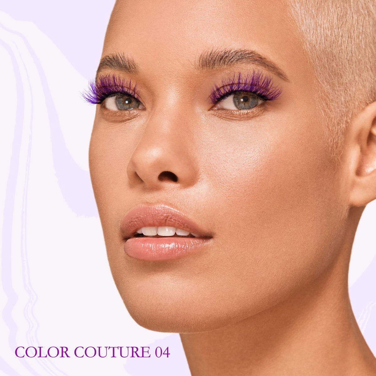 iENVY False Eyelashes Real Mink Color Couture Full Colored Lashes Maximum Fluffiness and Volume Fake Eyelashes (Purple) Beauty & Personal Care i•ENVY