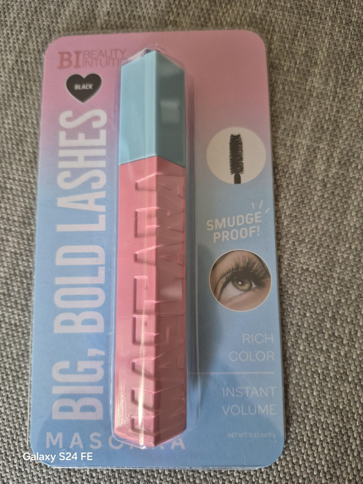 Beauty Intuition Big, Bold Lashes Mascara, Black, Smudge Proof, Instant Volume, Rich Color