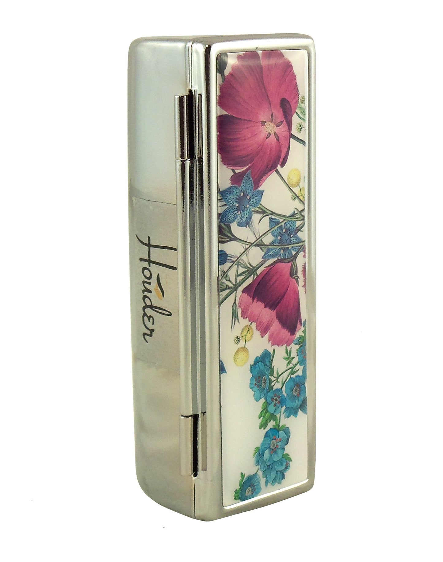 Houder Designer Lipstick Case with Mirror for Purse - Decorative Lipstick Holder with Gift Box - Velvet Lined - Protect Your Lipsticks in Style Beauty & Personal Care Houder