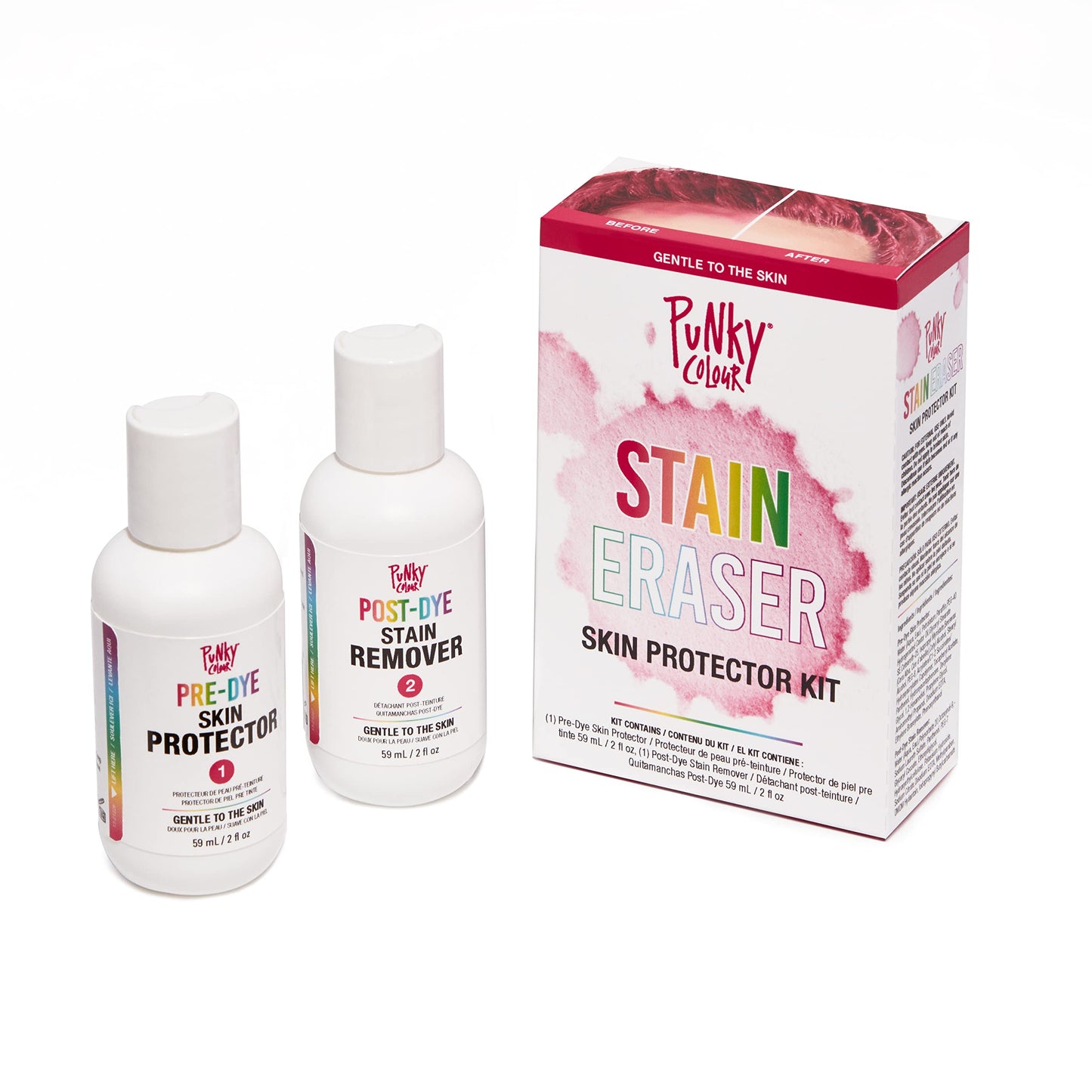 Punky Stain Eraser Skin Protector Kit - Hair Color Remover, Hair Dye Remover Stains on Skin, Gentle Formula Beauty & Personal Care Punky