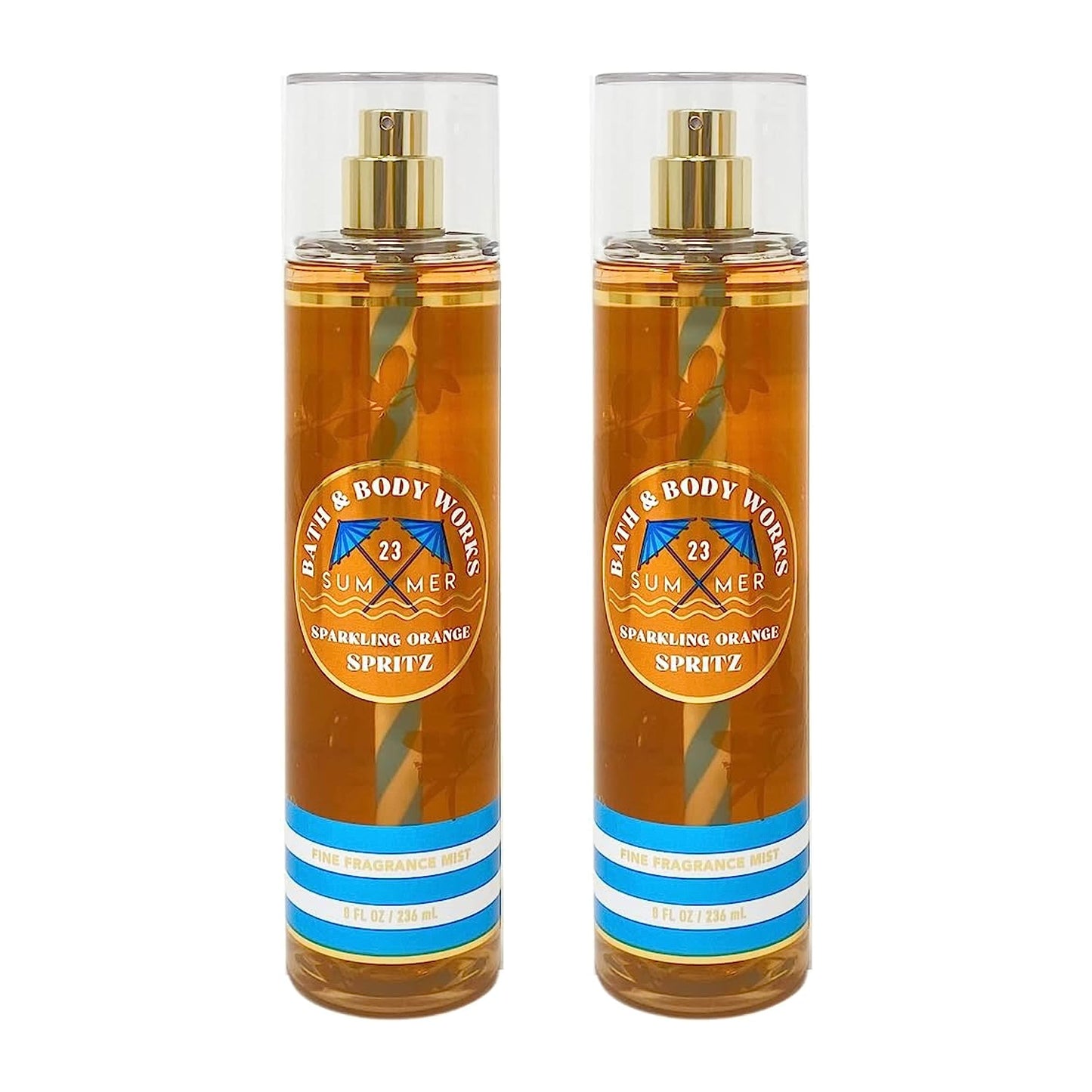 Bath & Body Works Fragrance Mist 2-Pack 8oz Each (Sparkling Orange Spritz) Beauty & Personal Care Bath & Body Works