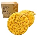 Spongentle Loofah Sponge for Shower and Bathing, Bath Sponge with Dual Texture, Shower Pouf for Gentle and Deep Exfoliation, Large Size Body Scrubber Beauty & Personal Care Sunlite Sports