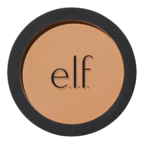 e.l.f. Primer-infused Bronzer, Long-Wear, Matte, Bold, Lightweight, Blends Easily, Contours Cheeks, Forever Sun Kissed, All-Day Wear, 0.35 Oz Beauty & Personal Care e.l.f.