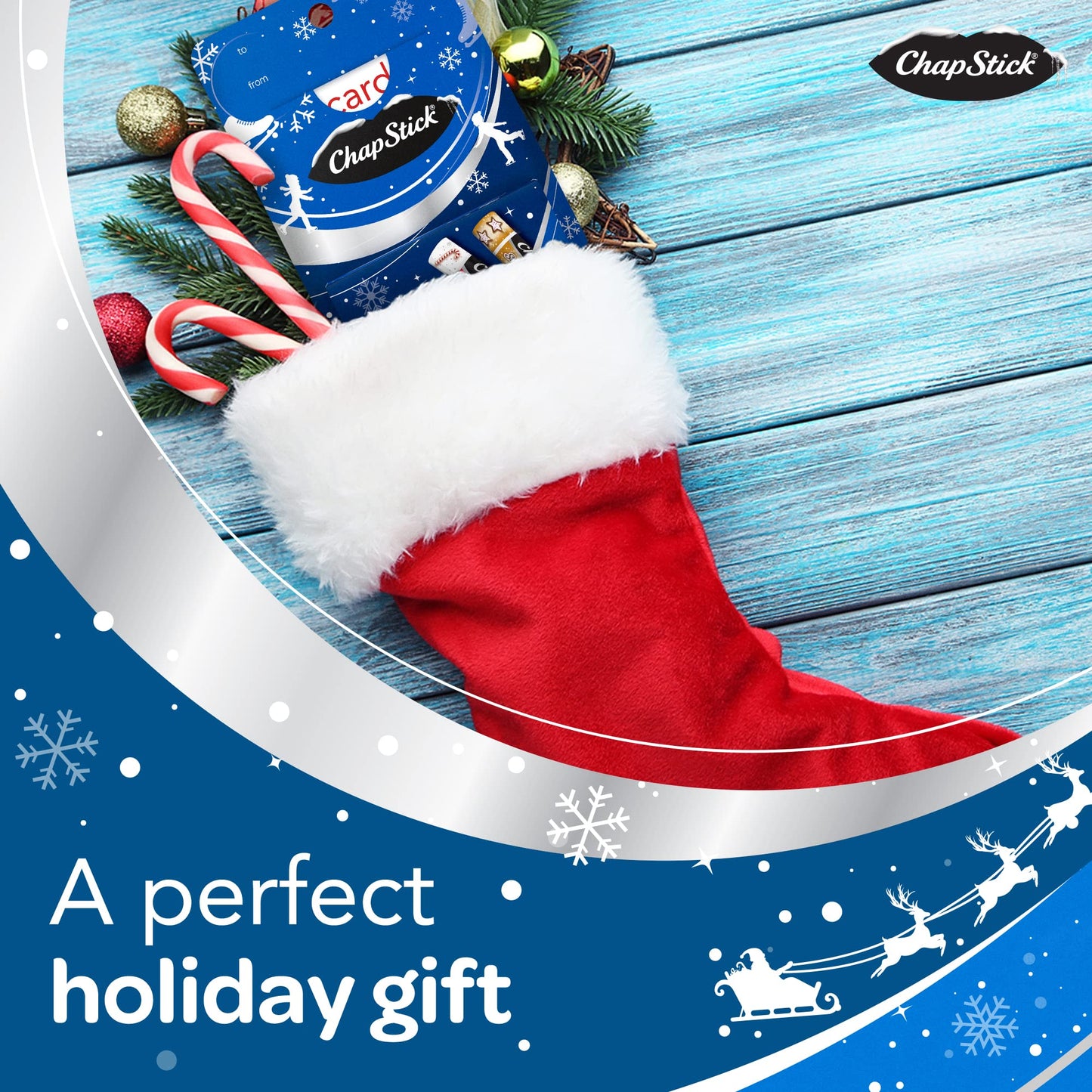 ChapStick Let’s Celebrate Holiday Lip Balm Gift Card Holder - 0.15 Oz (Pack of 2) Beauty & Personal Care ChapStick