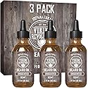 Viking Revolution Beard Oil for Men - Unscented - Natural Mens Beard Oil with Argan Oil and Jojoba Oil - Beard Softener, Strengthens and Moisturizes Beauty & Personal Care Viking Revolution