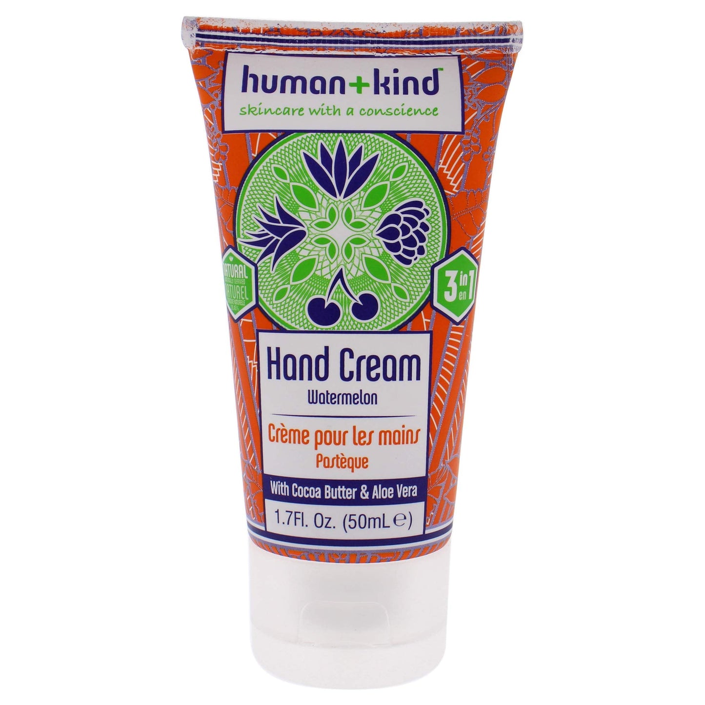 Human+Kind Hand-Elbow-Feet Cream - Watermelon Unisex 1.7 oz - Pack of 2 Beauty & Personal Care Human+Kind
