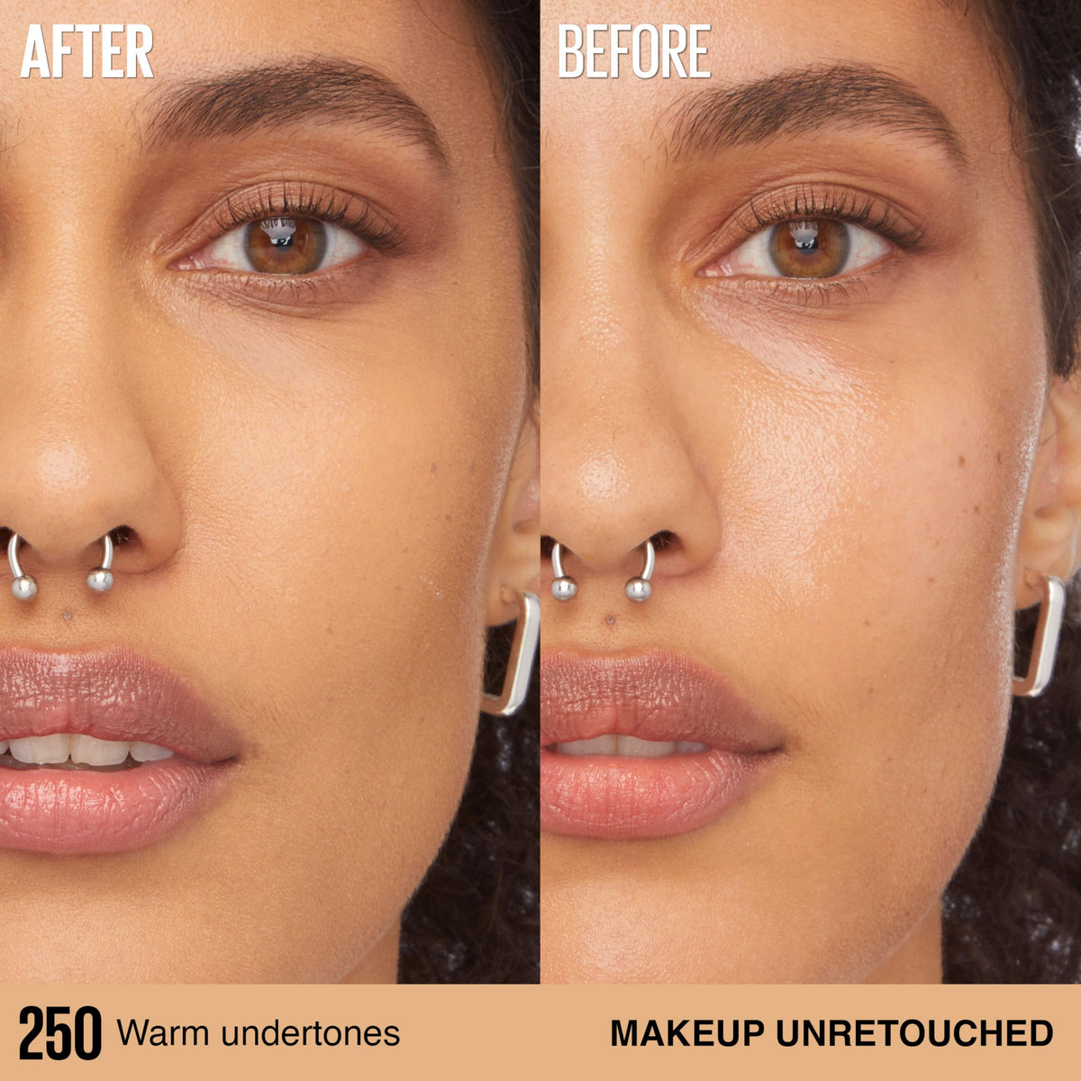 Maybelline Super Stay Lumi-Matte Foundation, Lightweight and Buildable Full Coverage Foundation Makeup For Up To 30HR Wear, 250, 1 Count