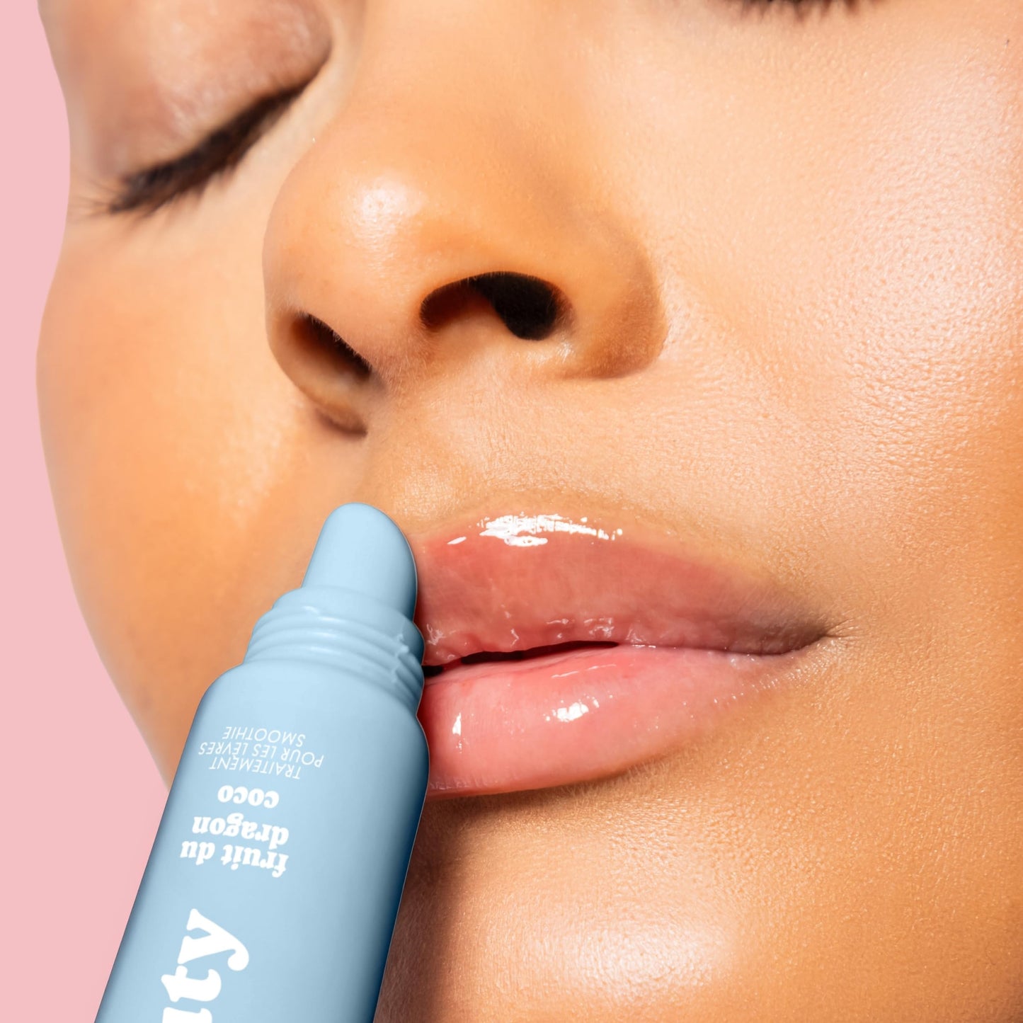 ESW Beauty White Pitaya Coconut Lip Treatment - Clear & Glossy with Shea Butter, Hyaluronic Acid, White Pitaya & Coconut for Intense Moisture Beauty and Personal Care ESW Beauty