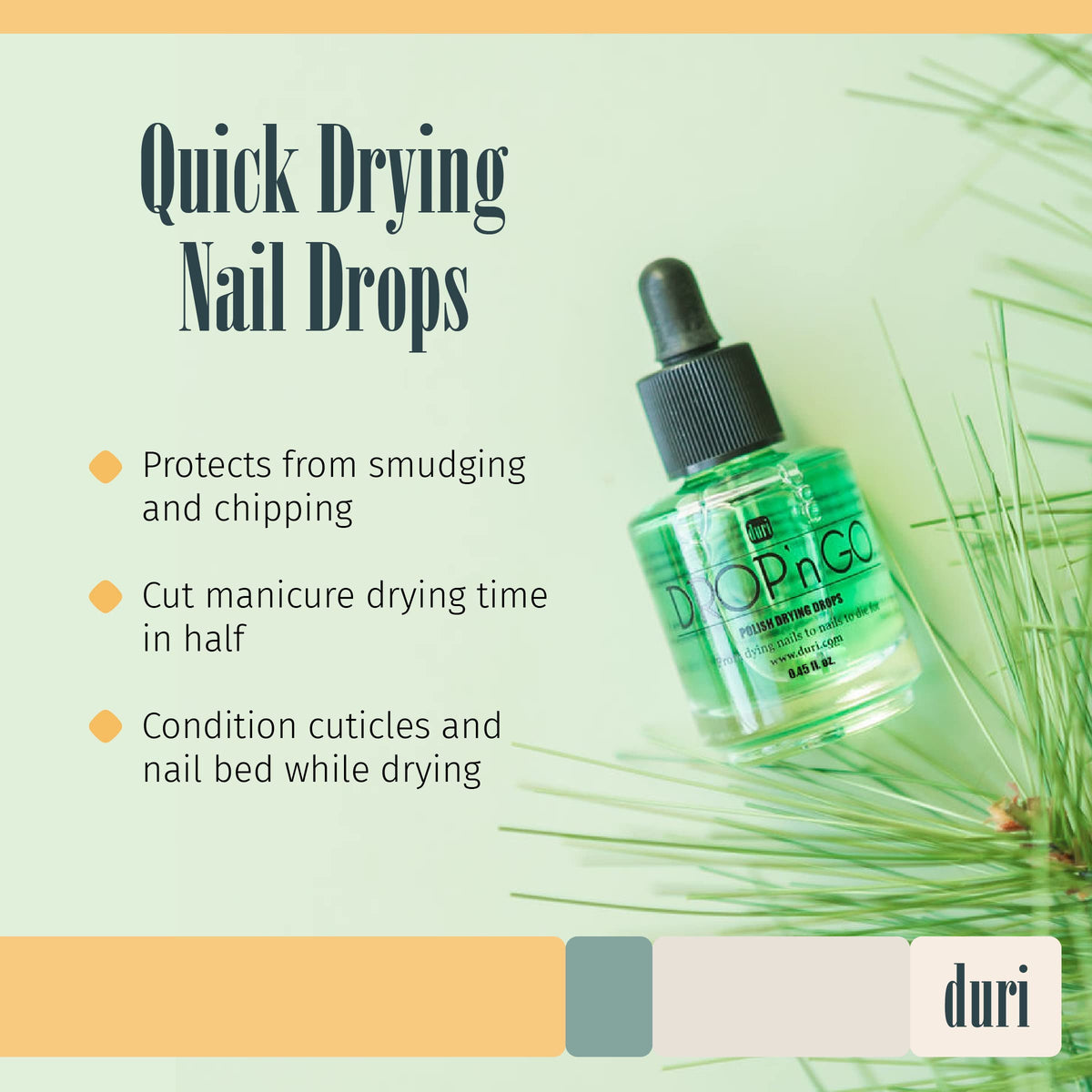 duri Brush'n Go Top Coat and Drop'n Go Drying Drops Beauty & Personal Care duri