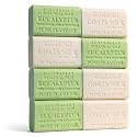 Australian Botanical Men's Soap Bars, Duo Pack Luxury Body and Beard Bars, Eucalyptus and Goats Milk Soap, Gift for Men, 6.6 oz. 4 Bars of Each, 8 Beauty & Personal Care Australian Botanical Soap