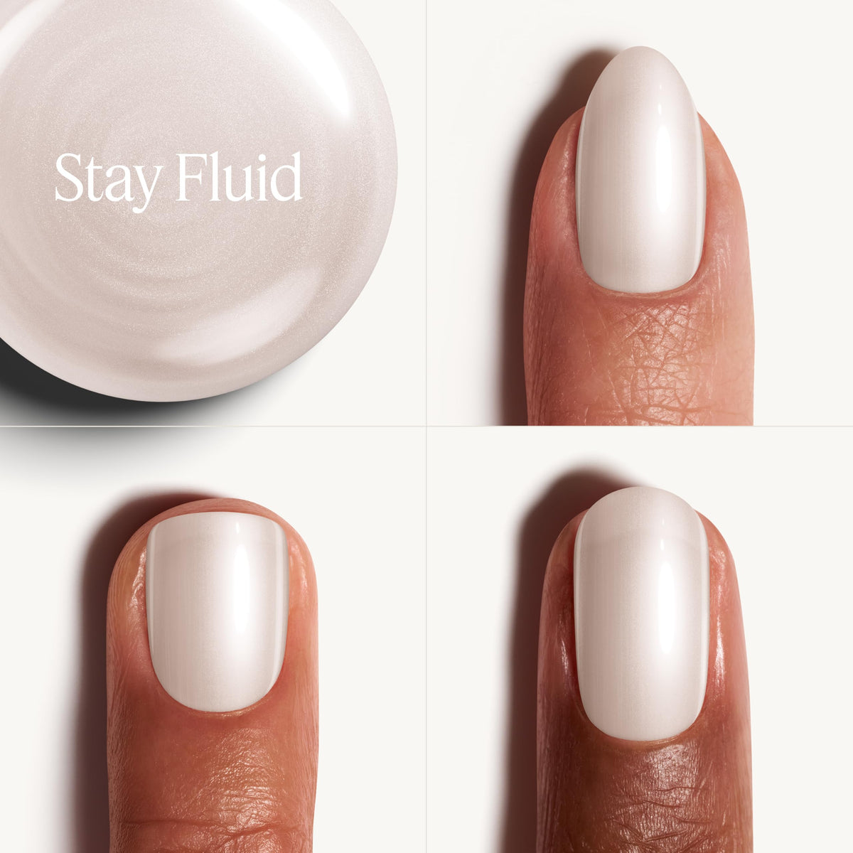 essie Nail Polish, Salon-Quality White Nail Polish, Be Them All, Vegan, Stay Fluid, 0.46 fl oz