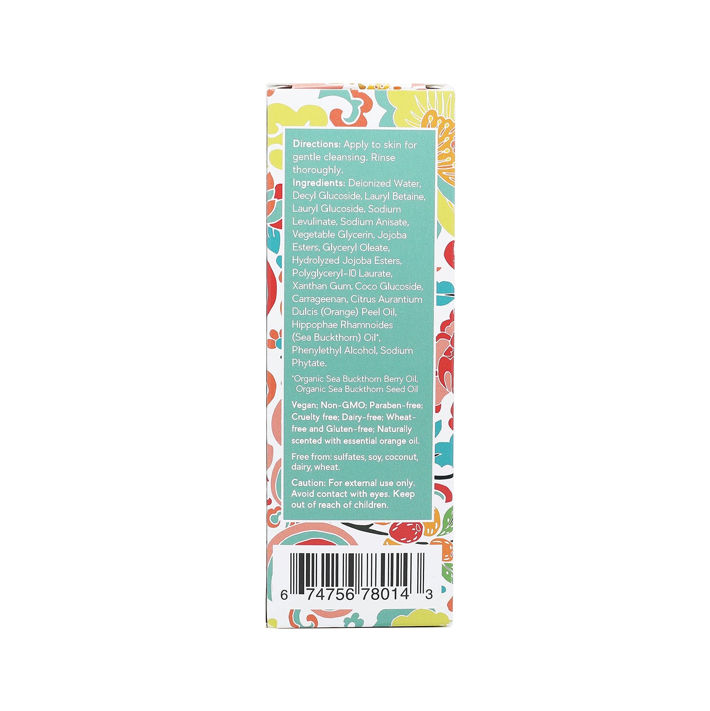SeabuckWonders Organic Sea Buckthorn Exfoliating Daily Face Wash, Deep Cleaning, Gentle Facial Cleanser with Omega 3,6,7,9, Jojoba, pH Balanced Beauty & Personal Care SEABUCKWONDERS