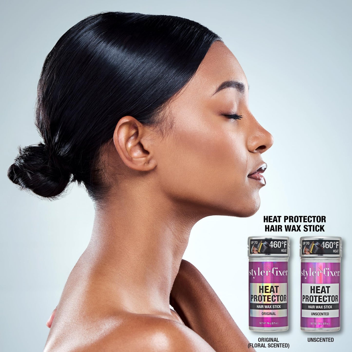 Red by Kiss Style Fixer 2-in-1 Hair Wax Stick Heat Protector Up to 460°F, Avocado Oil, Biotin & 18 Amino Acids, Smooth Flyaway, Wigs & Natural Hair Beauty & Personal Care Red by Kiss
