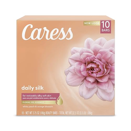 Caress Beauty Bar, Daily Silk 4 oz, 10 Bar Beauty & Personal Care Caress